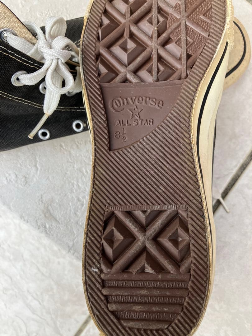 コンバースALL STAR 黒ハイカットUSA