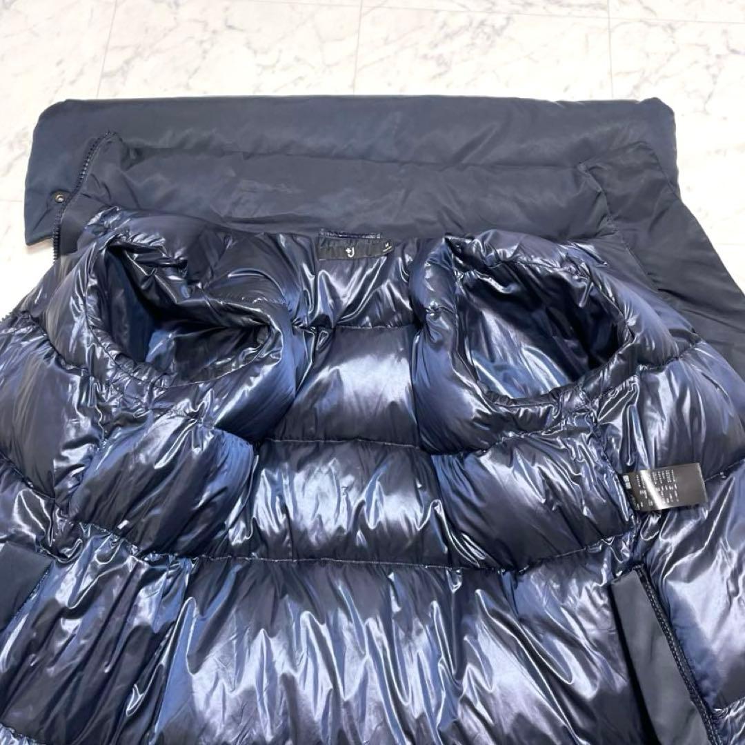 美品✨＋J ユニクロ ジルサンダー ハイブリッドダウンショートコート ネイビーM