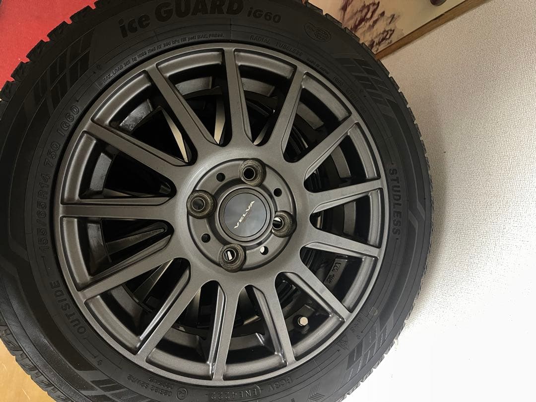 軽自動車タイヤホイール．155/65/R14．4本セット．