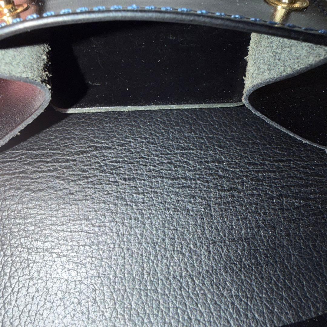 ISETAN別注 ワイルドスワンズ　タング　ネイビーxブラック　バイカラー