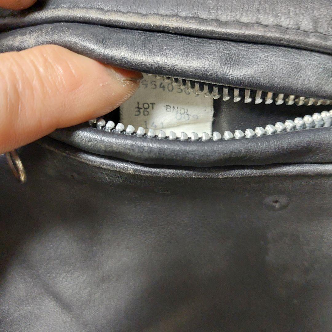 ゴールデンサイズSchott141カウハイドシングルライダース