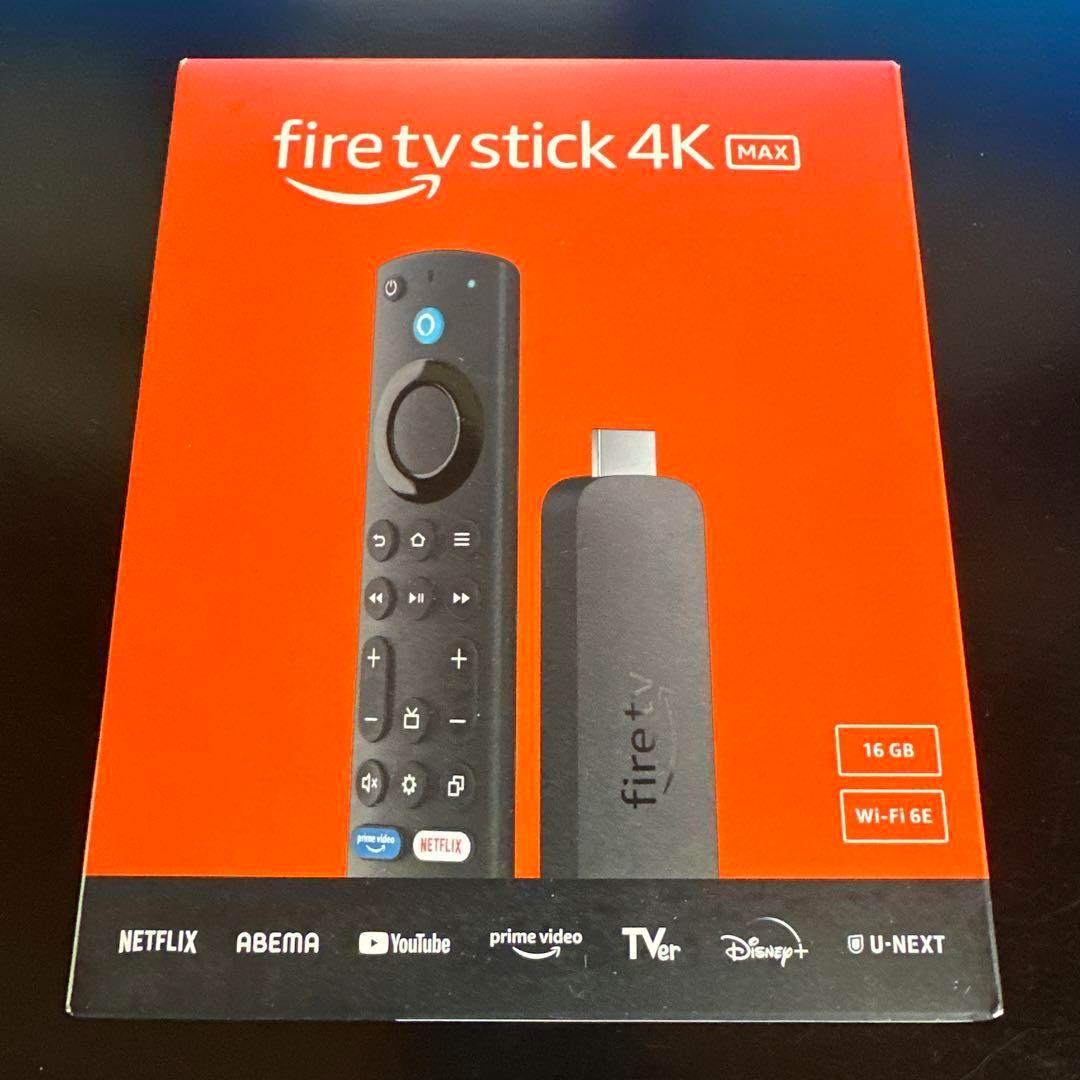 Amazon　fire tv stick 4K MAX　第2世代（最新版）