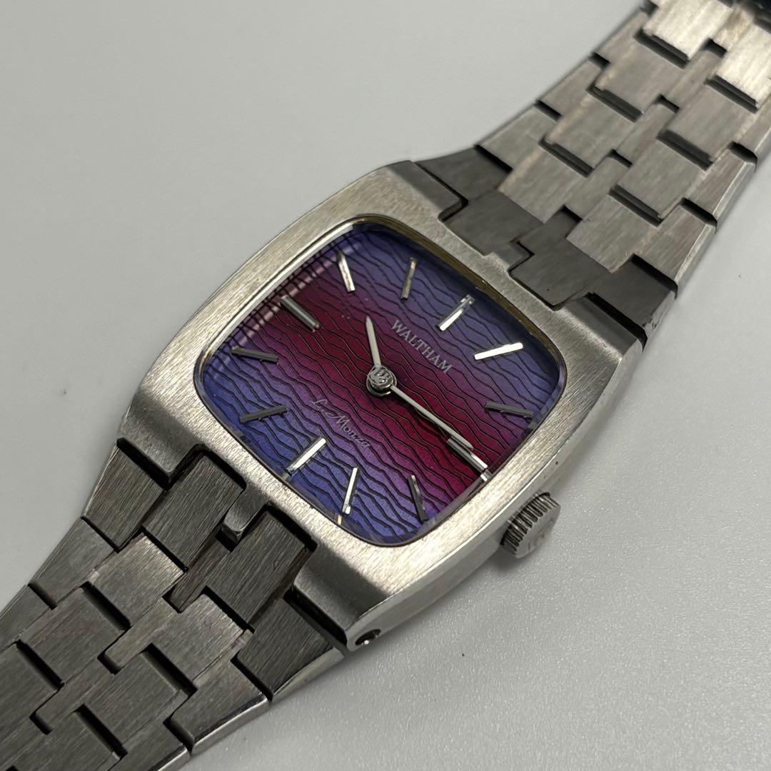 デッドストック品 WALTHAM ウォルサム レディーモンザ スイス製手巻腕時計