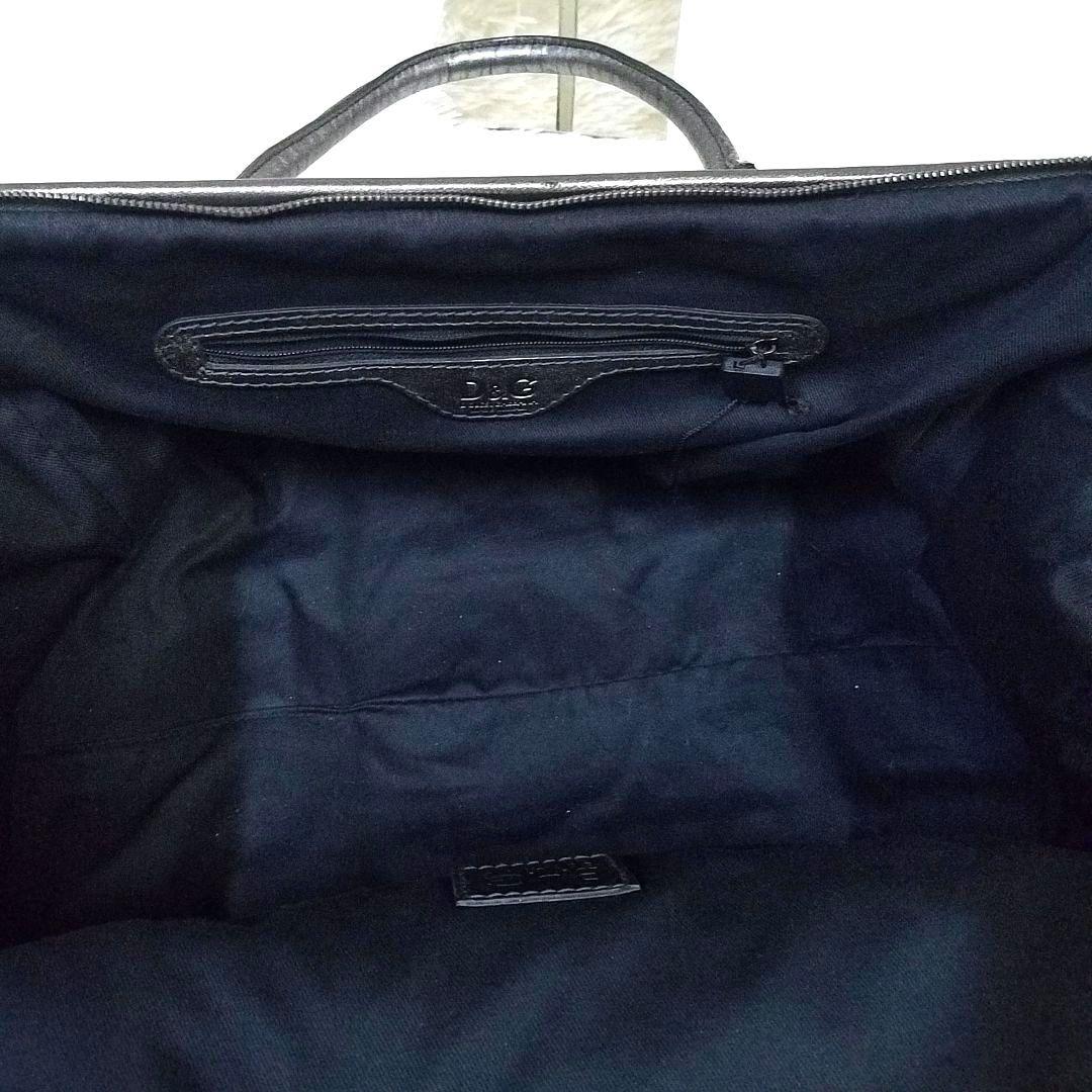 【美品・希少】DOLCE＆GABBANA ボストンバッグ 2way レザー