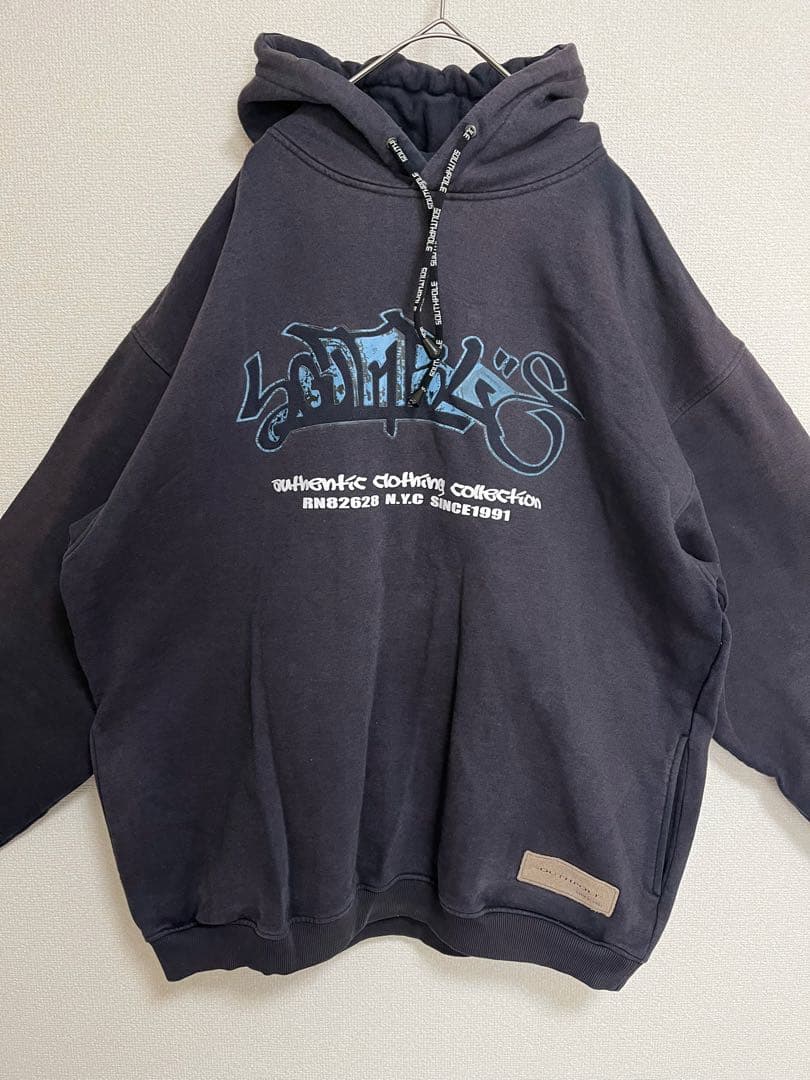 【00's】southpole パーカー サウスポール ネイビー オーバーサイズ