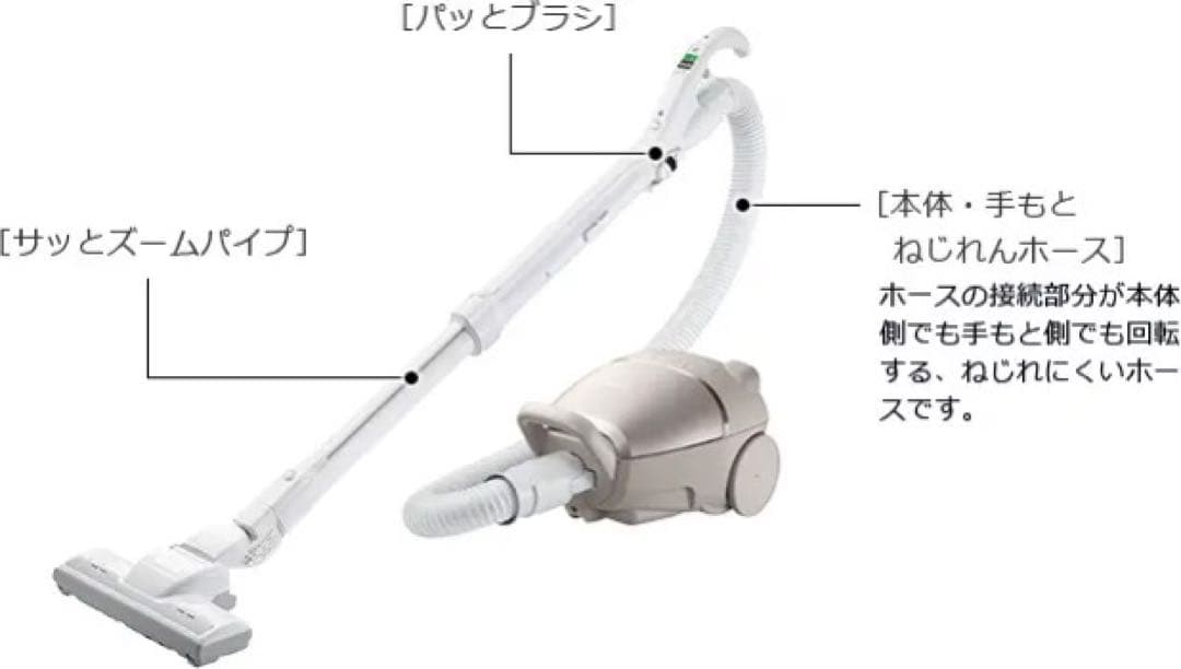 HITACHI 紙パック式クリーナー　かるパック　CV KP90K
