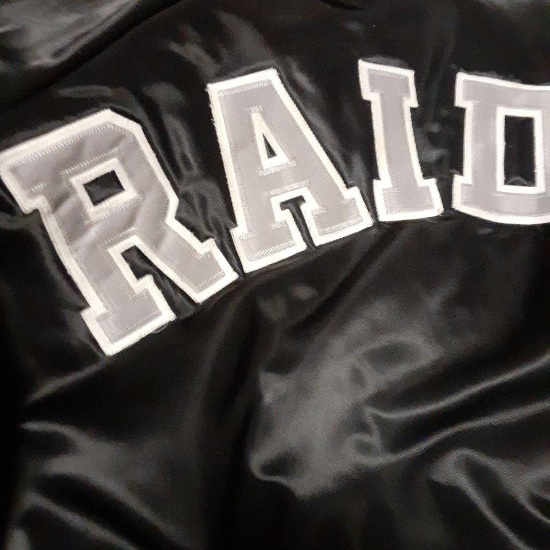 レア　RAIDERS レイダースナイロンジャケット　スタジャンUSA製　Lサイズ
