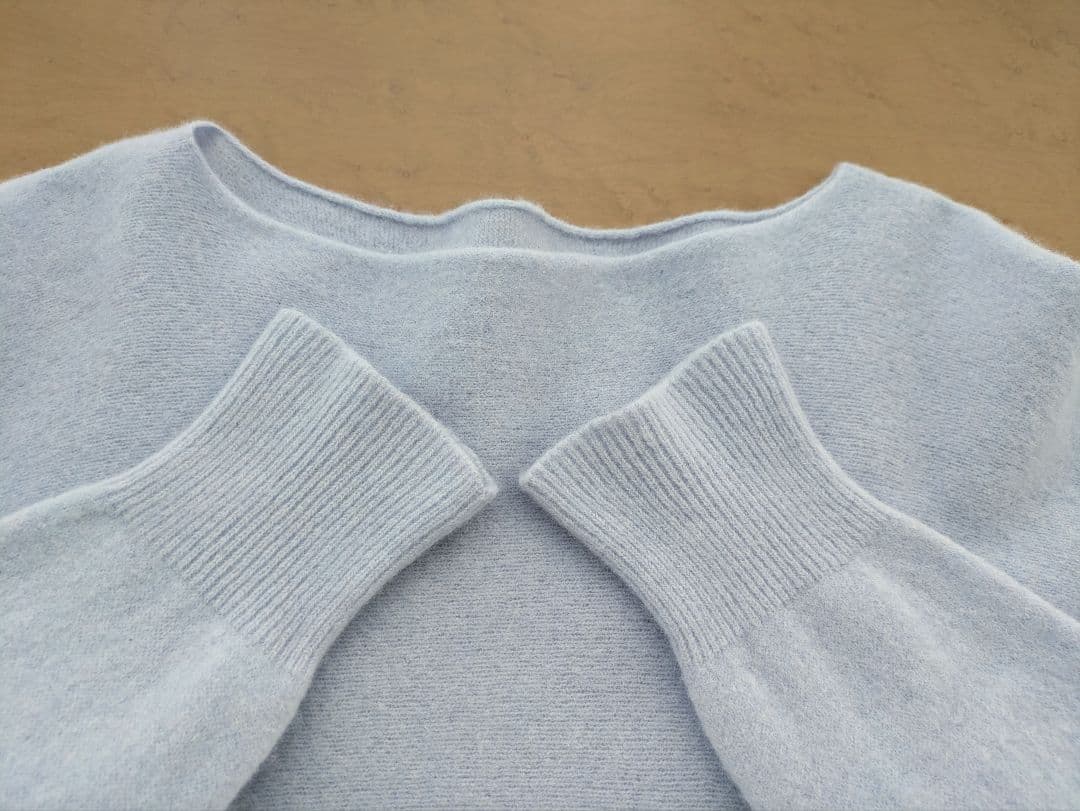 Noble ファインウールドルマンプルオーバー　パープル