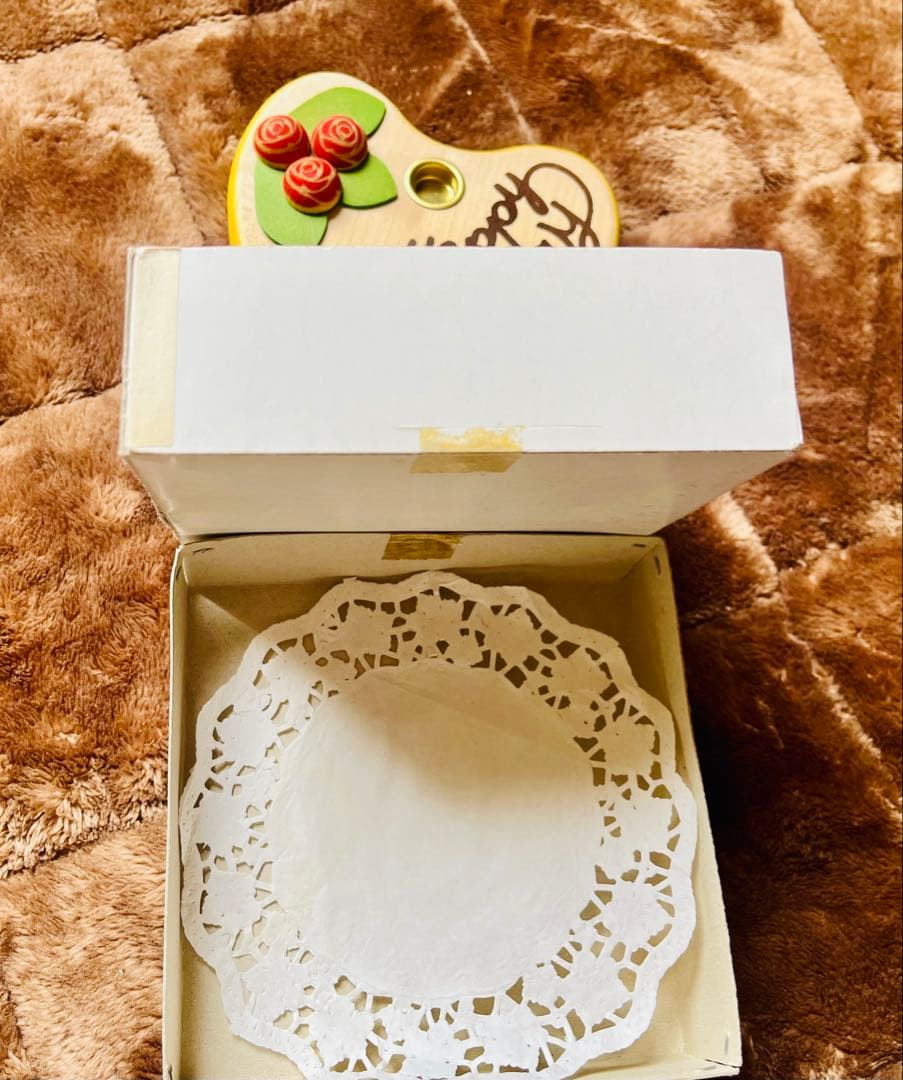 コ*ン様 Erziハート型バースデーケーキドイツ製おままごと木製