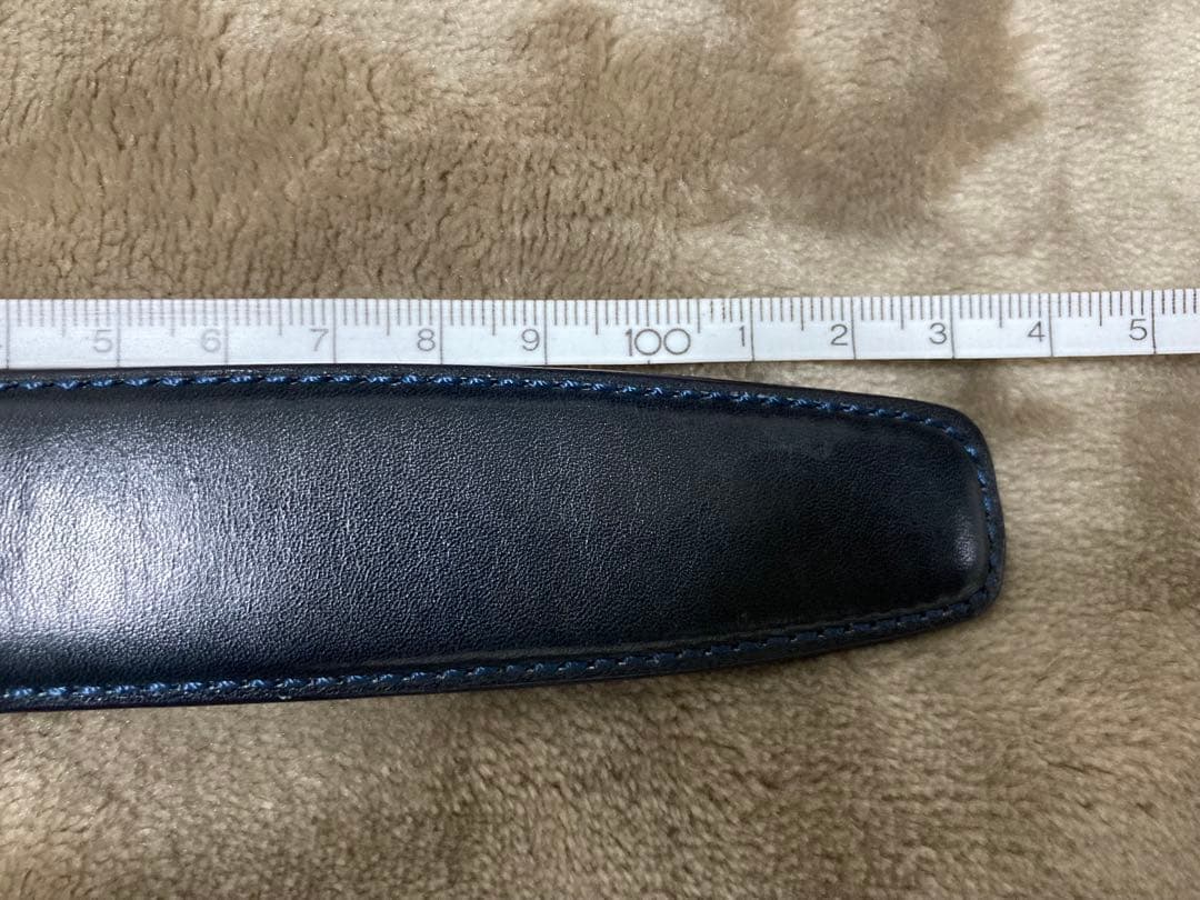 Guild of crafts ギルド・オブ・クラフツ レザーベルト ネイビー