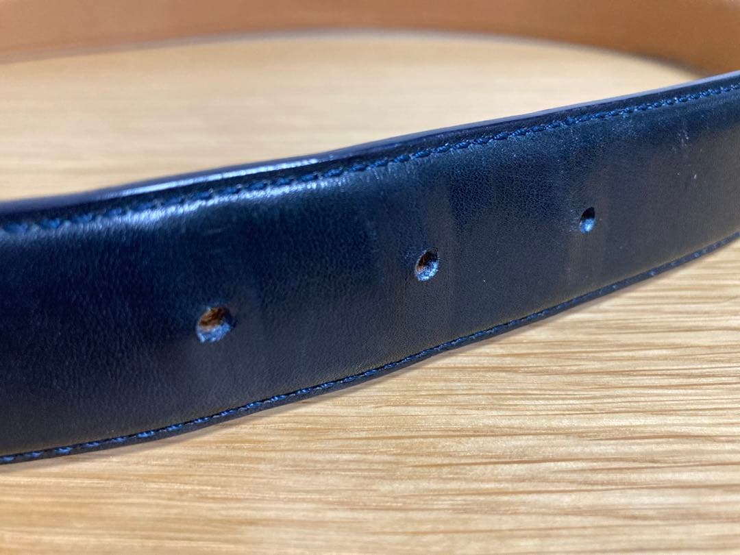 Guild of crafts ギルド・オブ・クラフツ レザーベルト ネイビー