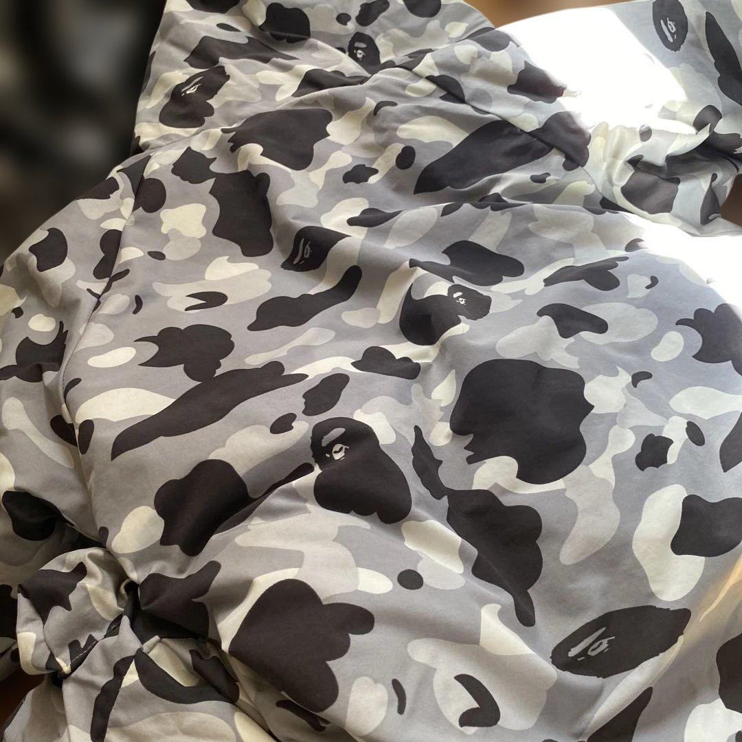 早い者勝ち　定価10万以上　BAPE 迷彩柄 フード付きウェア L