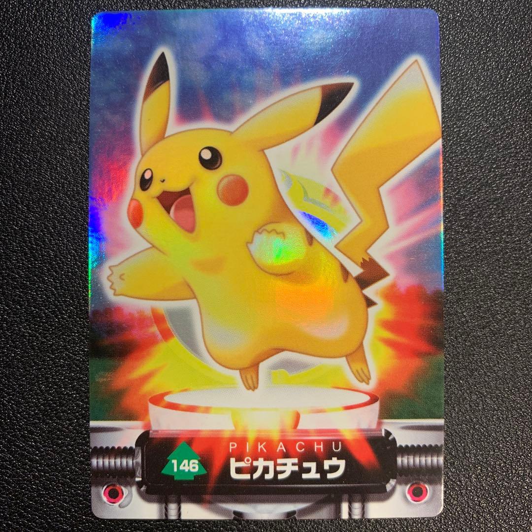 P9287 ポケモンずかんカード 146 ピカチュウ 図鑑カード キラ