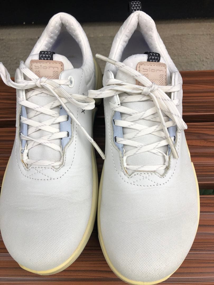 328番 美品 ECCO biom ゴルフシューズ36 23.0cmスパイクレス