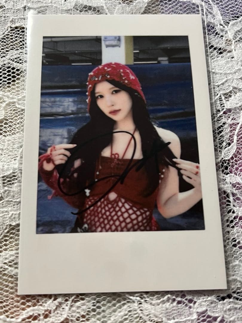 TWICE ミナ THIS IS FOR yizhiyu チェキ トレカ