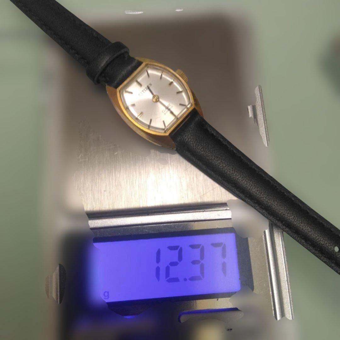 CITIZEN 　K18 レディース手巻き時計