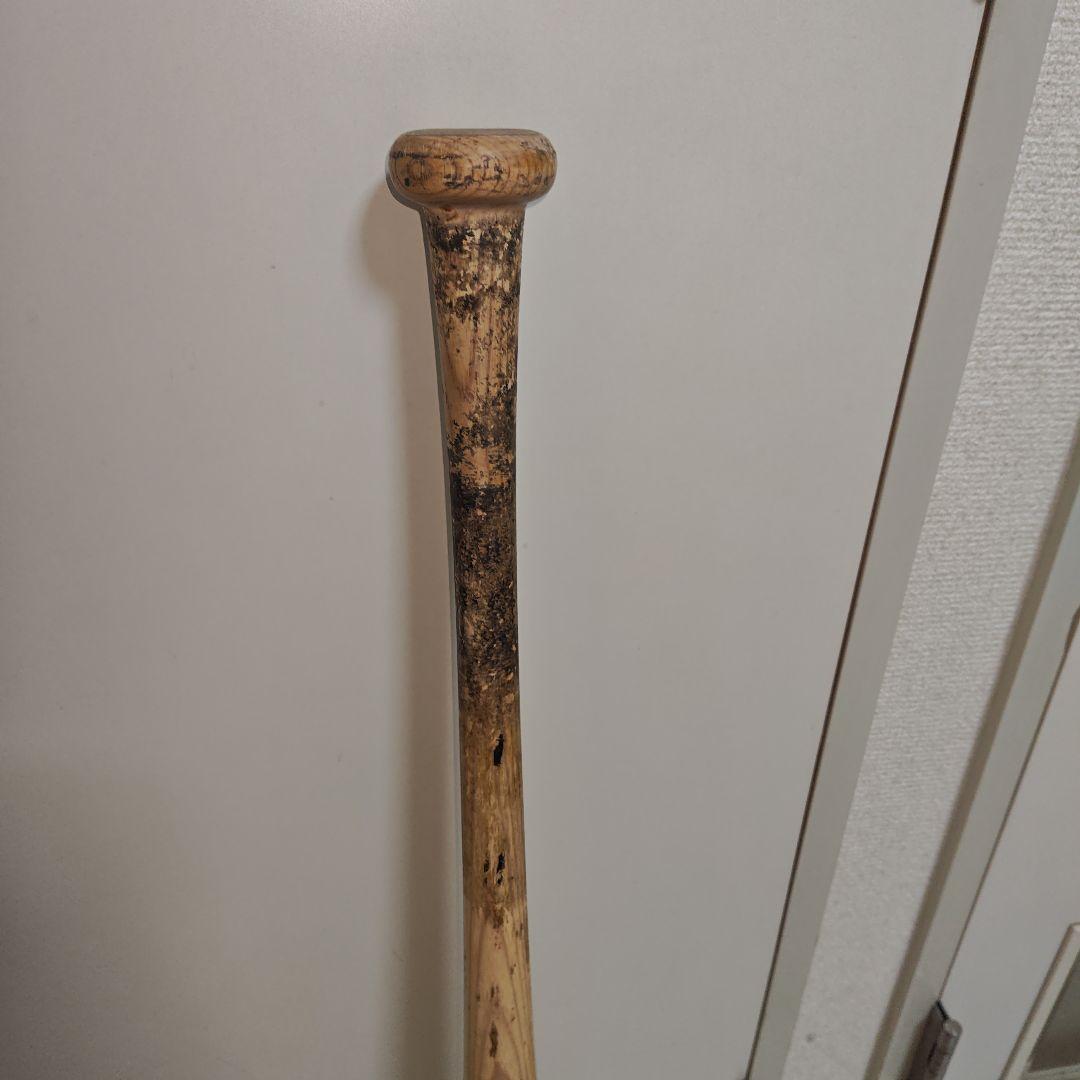 ナイキ 硬式 木製バット NPBマーク 千葉ロッテ 石井浩郎 サイン入り レア