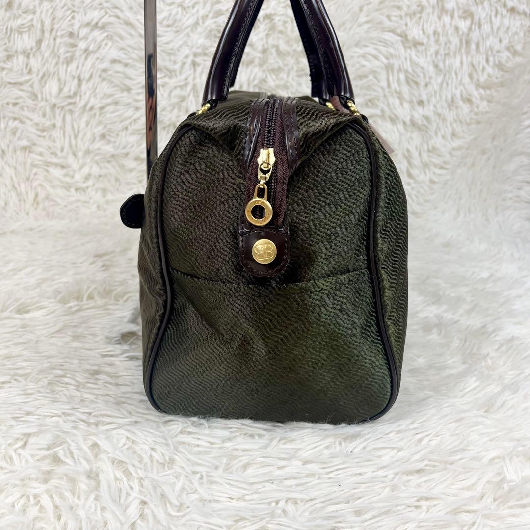 BALENCIAGA バレンシアガ　ボストンバッグ　ナイロン　グリーン