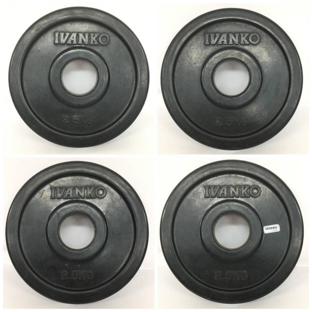 IVANKO/イヴァンコ 計107.5kg オリンピック ラバー プレート