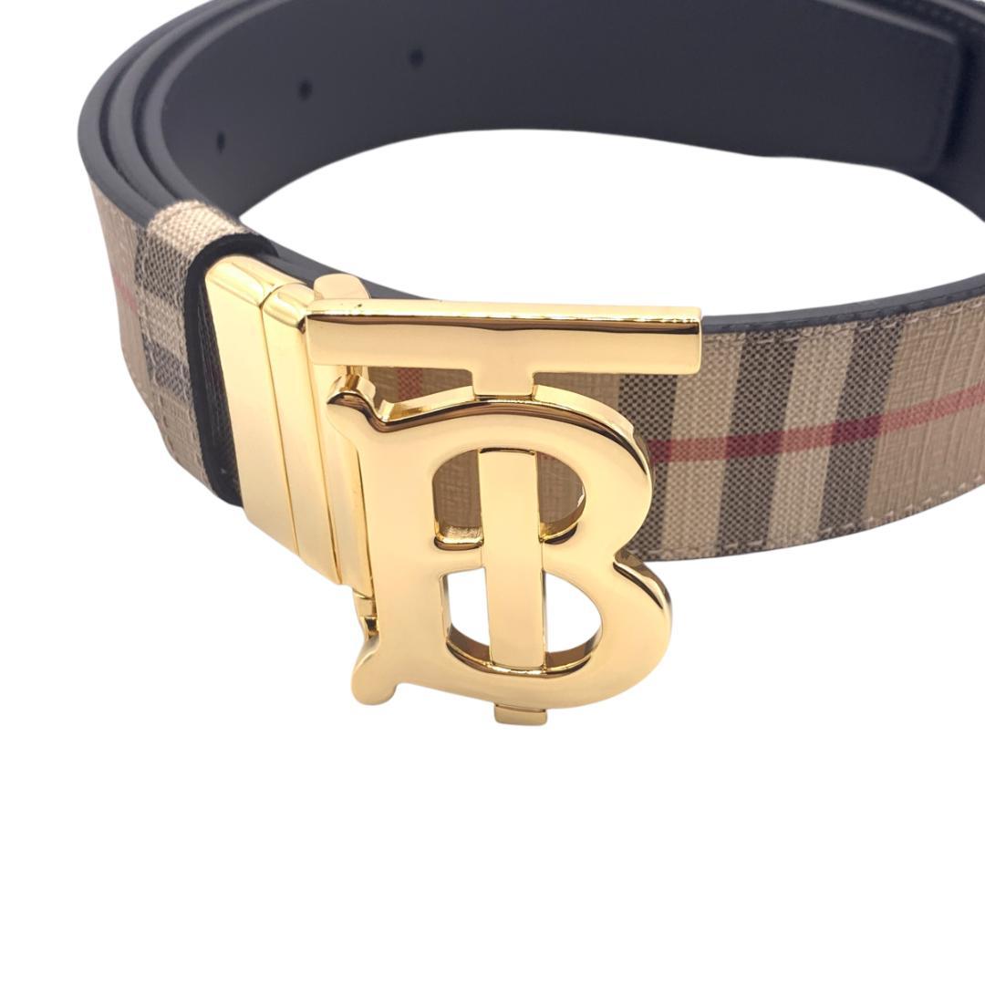 美品★Burberry　バーバリー　ベルト　リバーシブル90-100ｃｍ
