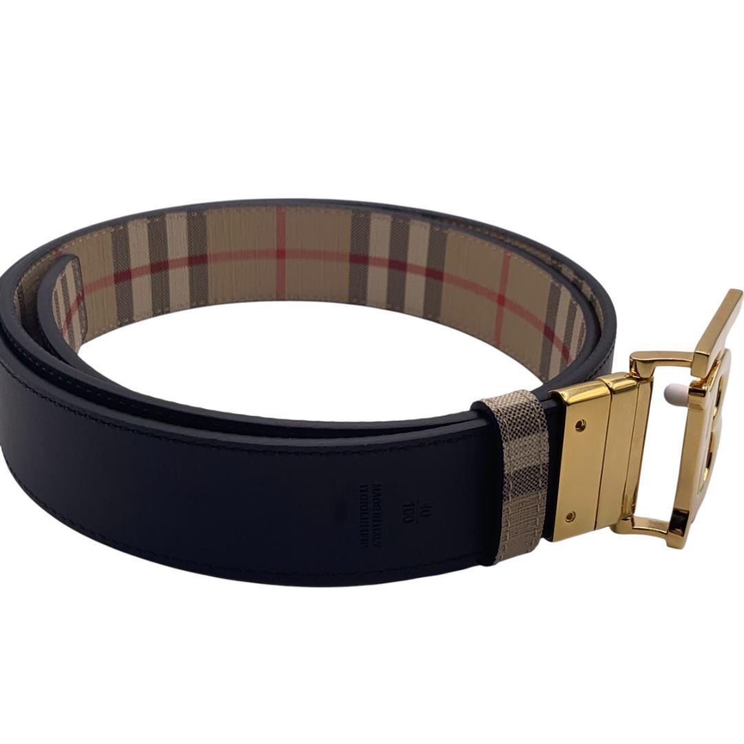 美品★Burberry　バーバリー　ベルト　リバーシブル90-100ｃｍ