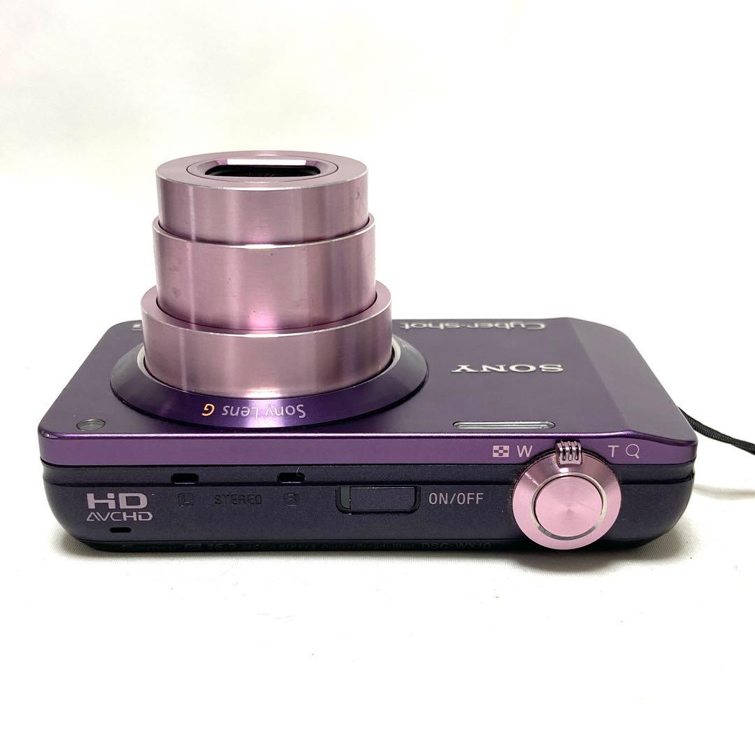 SONY DSC-WX10 パープル ソニー 7x 光学ズーム