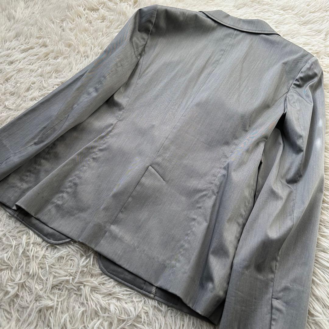 美品✨23区　パンツスーツ　グレー　ストレッチ　大きいサイズ　セレモニー　44