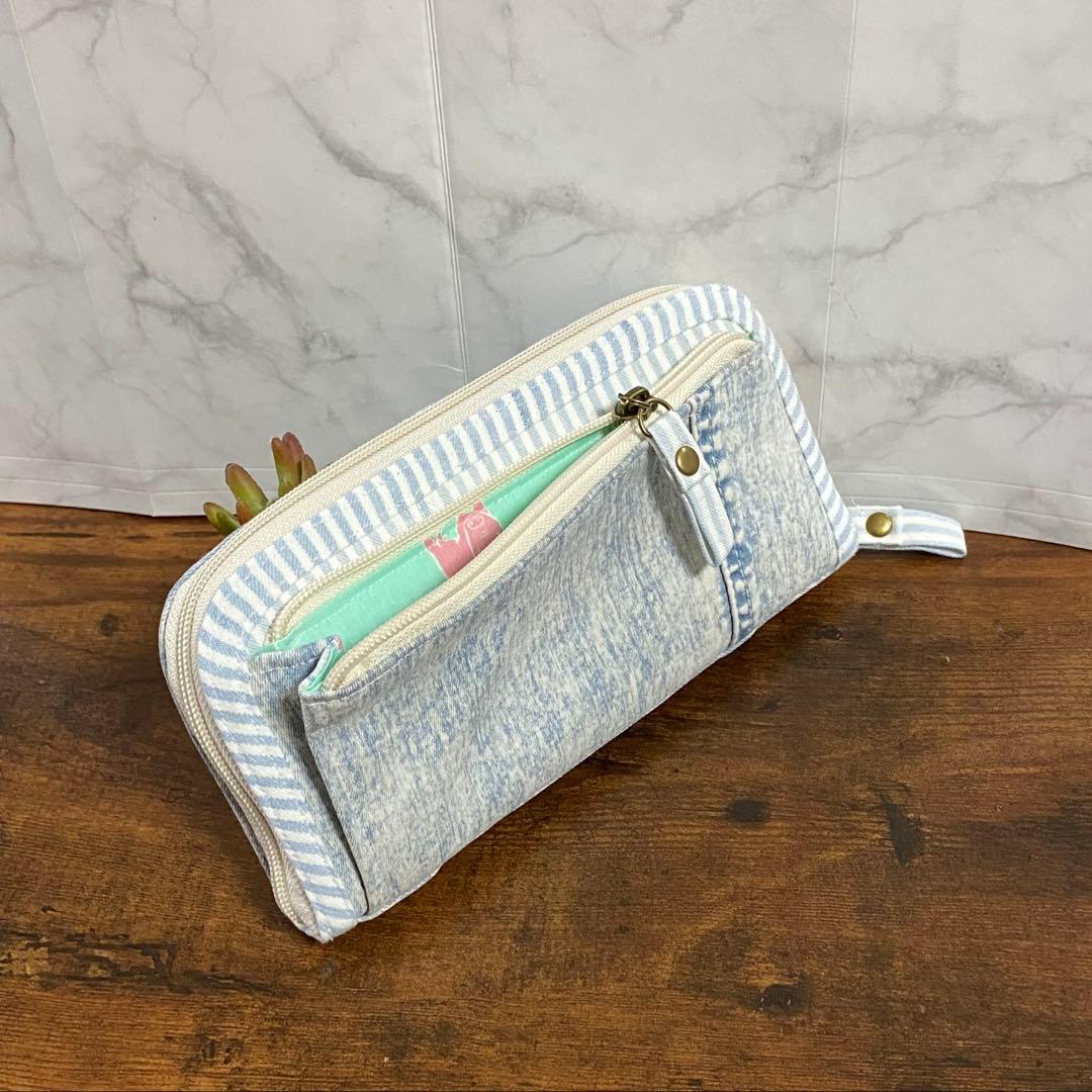 専用*No.41 デニムリメイク【お財布・ショルダーバッグ】ハンドメイド