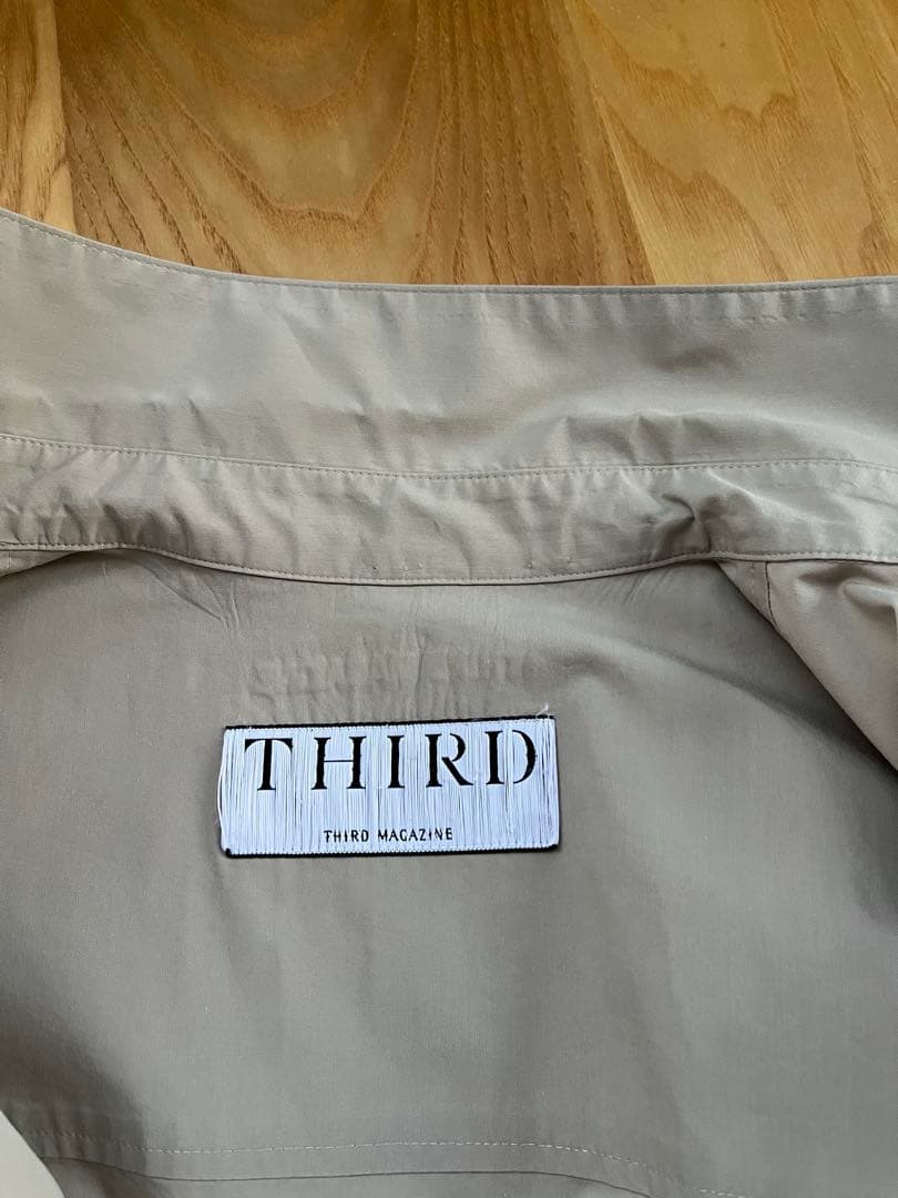 THIRD MAGAZINE サードマガジン　撥水オーバーサイズシャツ