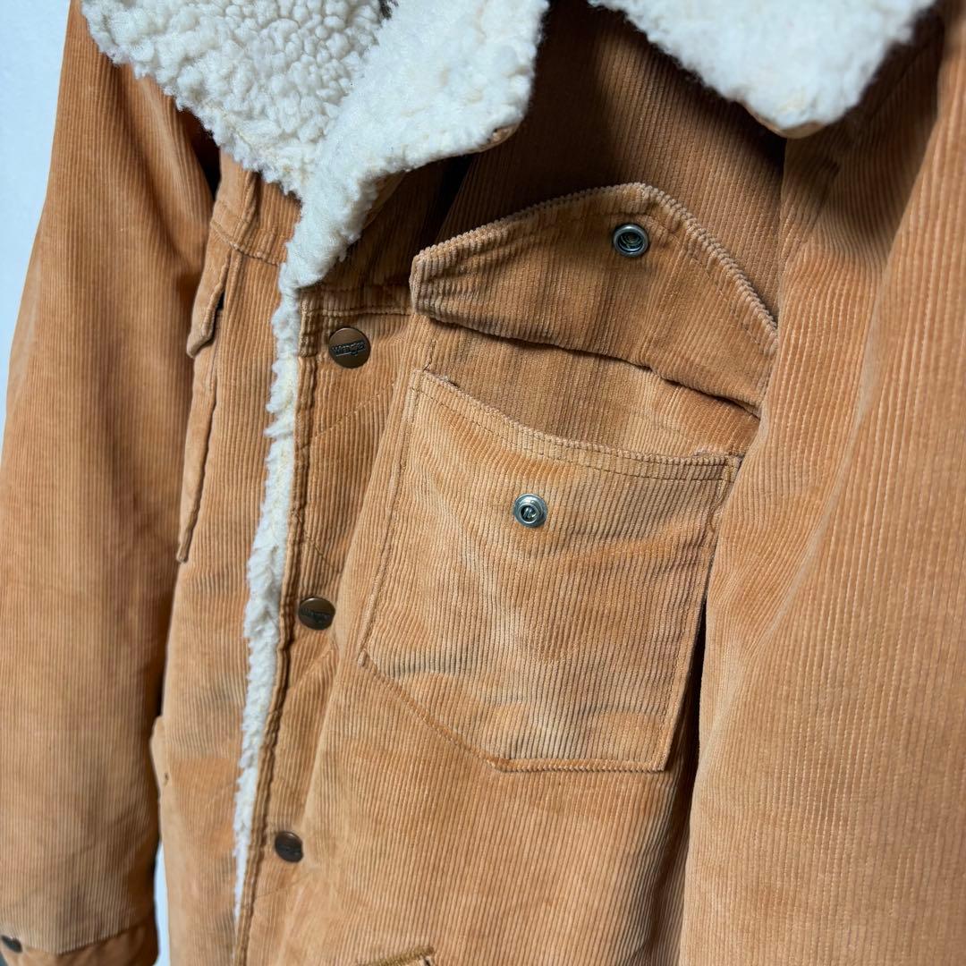 希少 美品 70s Wrangler USA ランチコート オレンジ L