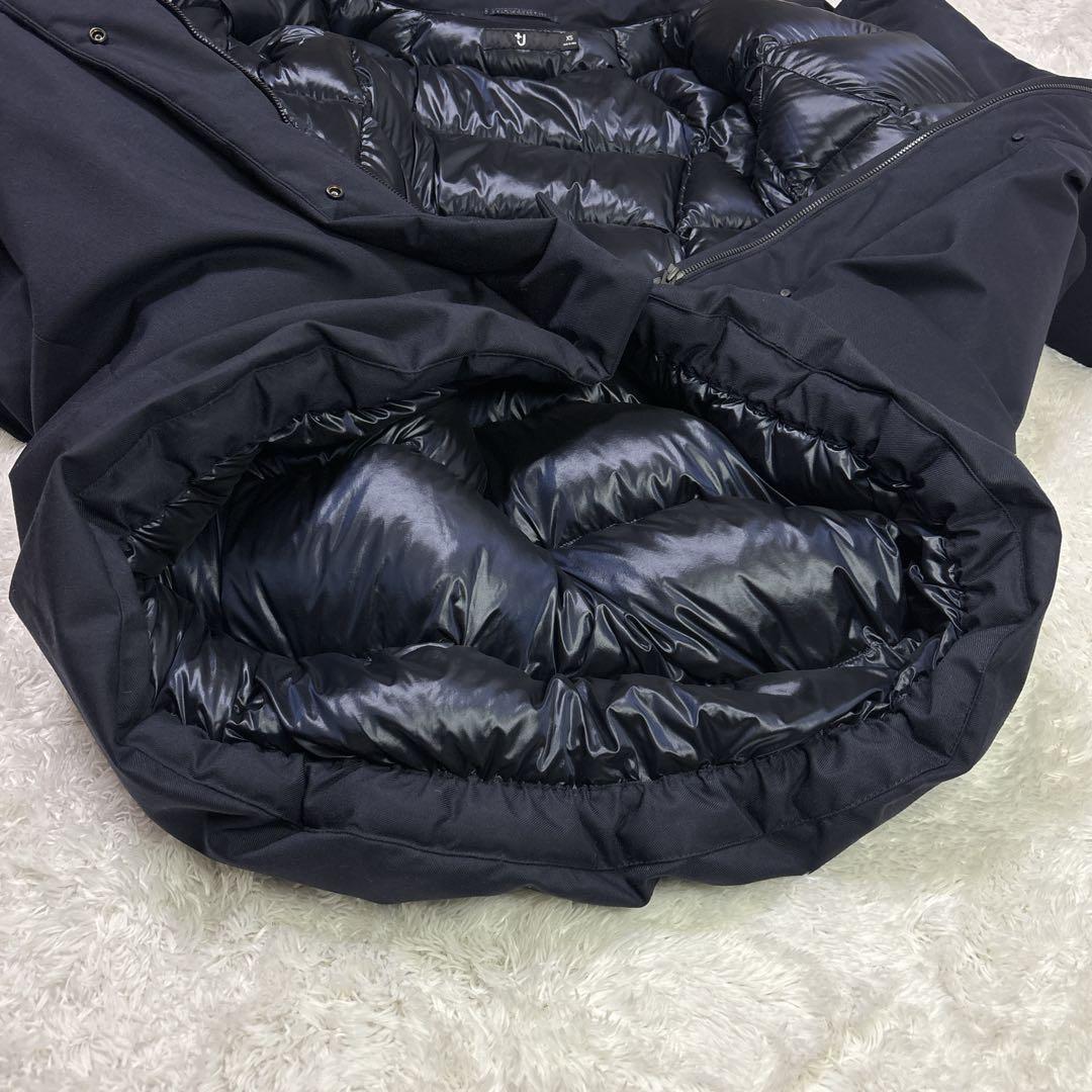 ユニクロ ジルサンダー　UNIQLO +J ハイブリッド　ダウンコート　ネイビー