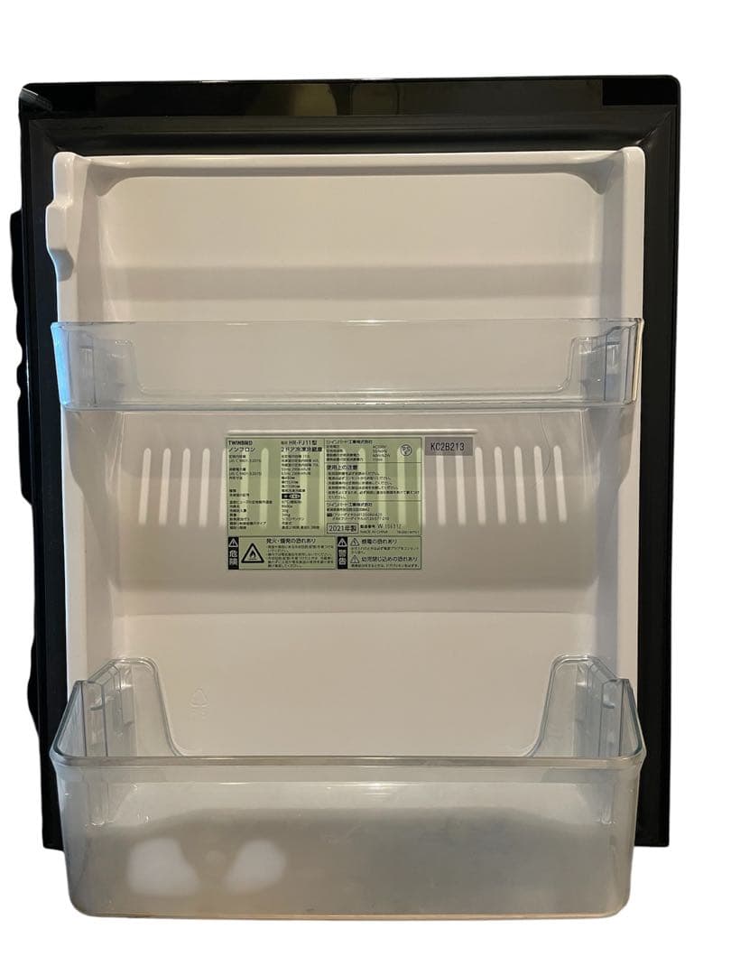 最安値‼️TWINBIRD ツインバード 冷蔵庫 ミラーデザイン　HR-FJ11B