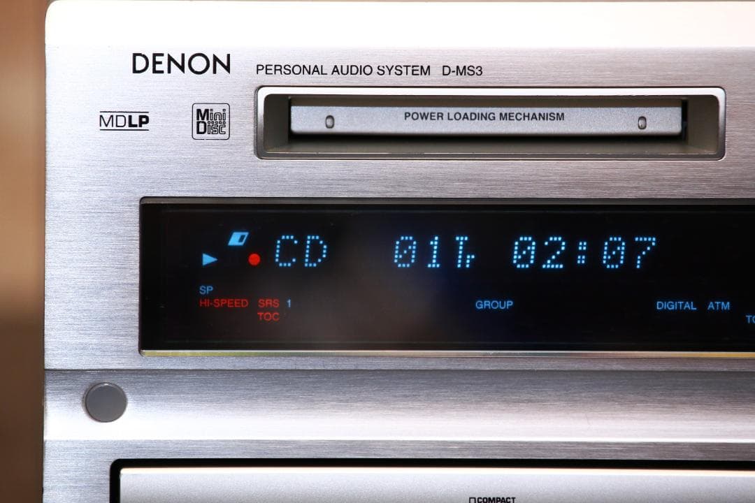 DENON　D-MS3　CD/MD/TUNER/AMP/USB　コンポ　完動品