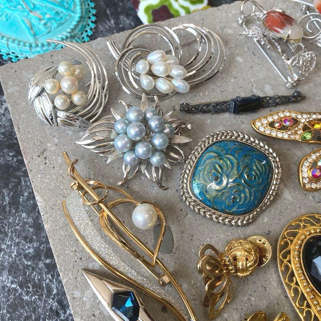 マジョリカ MAJORICA アクセサリー ブローチ おまとめ セット 33点