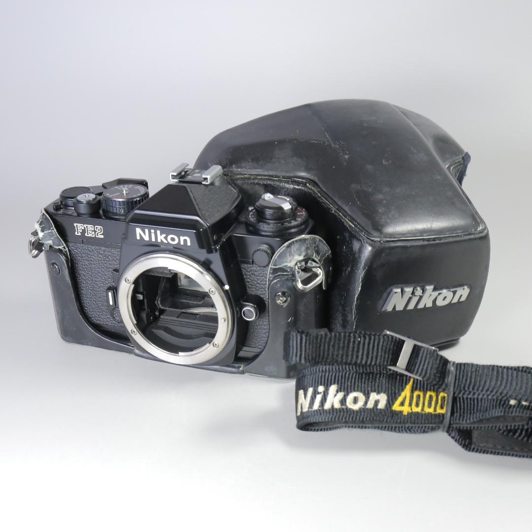 ☆完全動作☆極美品　Nikon FE2 ブラック　ケースおまけ＃271