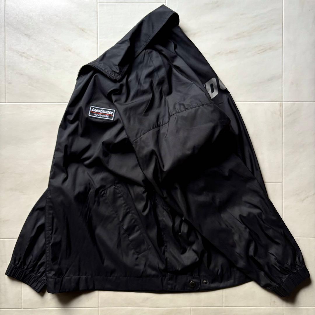 トヨタ ランドクルーザー ジップアップナイロンジャケット 裏地メッシュ Lサイズ