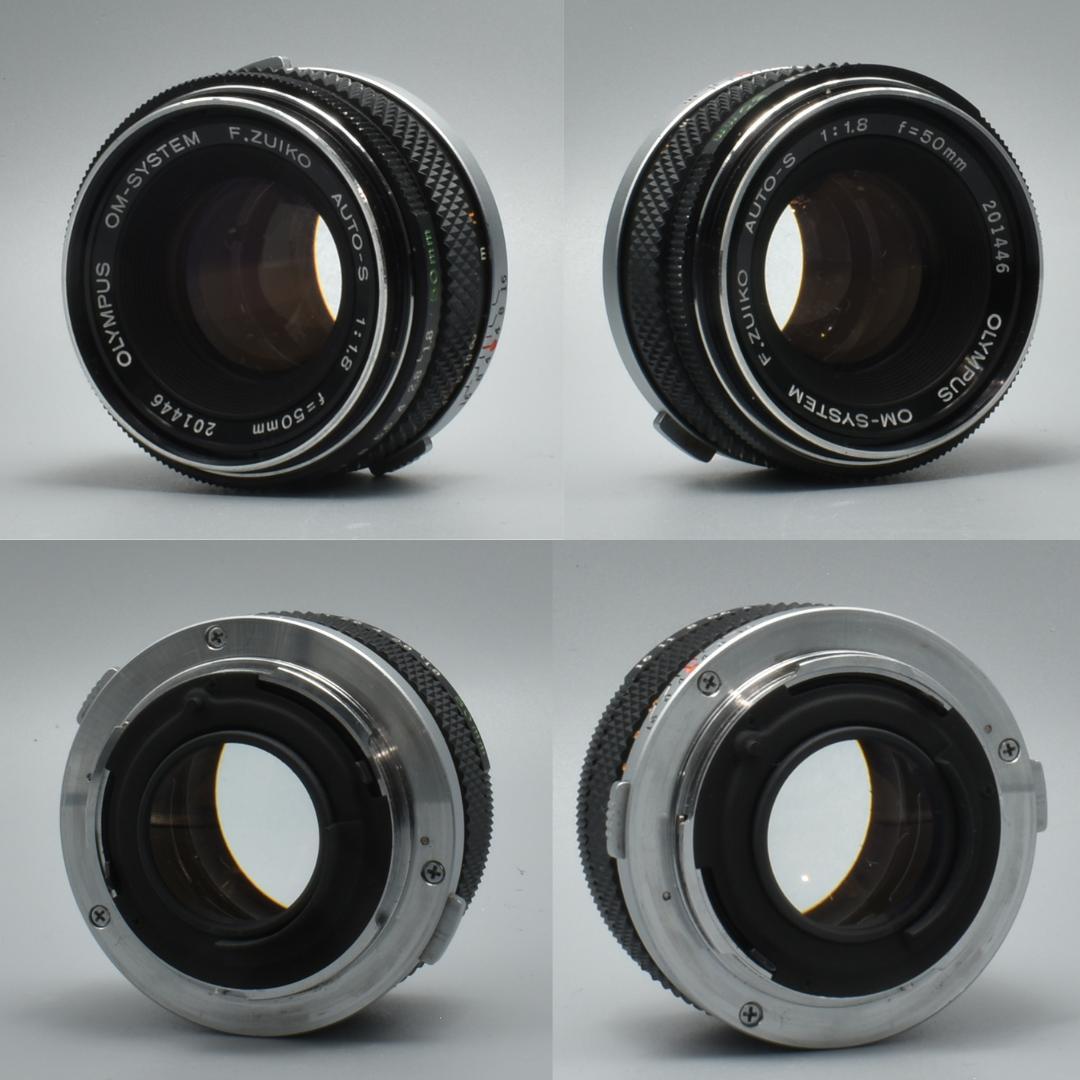 整備済 完動 Olympus OM-1 MD 50mm F1.8 露出計OK2