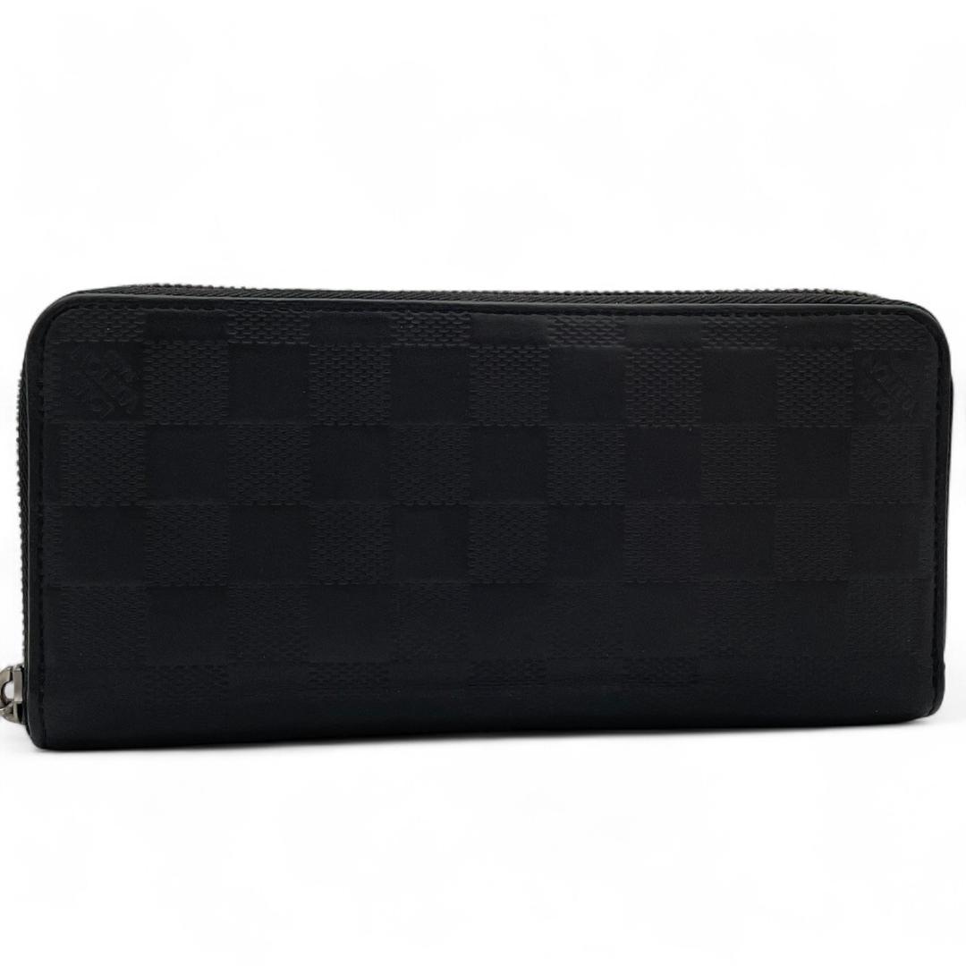 【超極美品】ルイヴィトン ジッピーヴェルティカル 長財布 ダミエアンフィニ