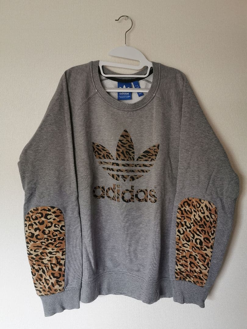 adidas Originals スウェット レオパード XOサイズ（XL相当）