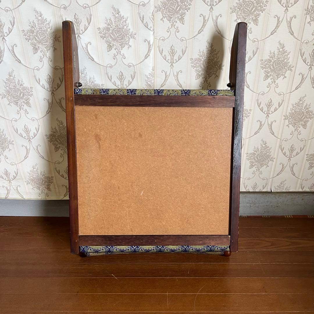 【アンティーク】昭和レトロ hikari 折り畳み座椅子 和風 座敷椅子 古道具