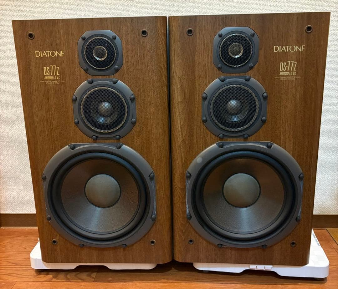 極美品 DIATONE DS-77Z スピーカー ペア ウッド調 名機
