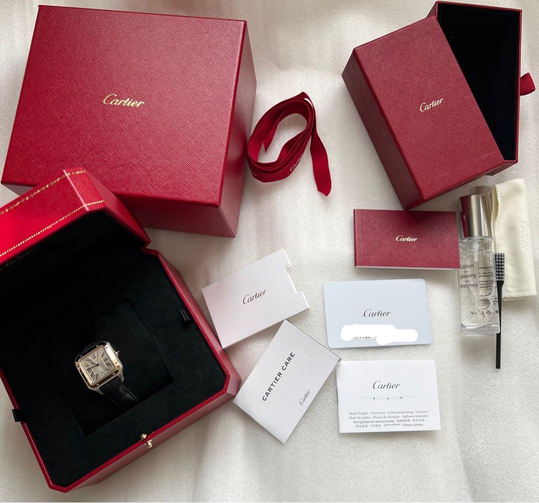 【suzuco】超美品Cartier サントス　デュモンSM /K18PG