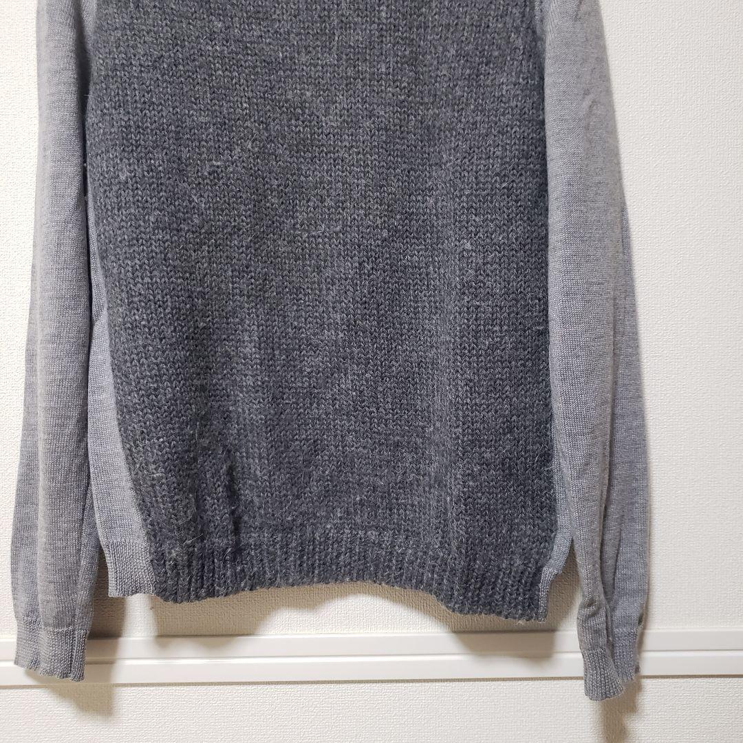 1523様】ミスディアナニールバレットアルパカ混切替ニットMISS DEANNA