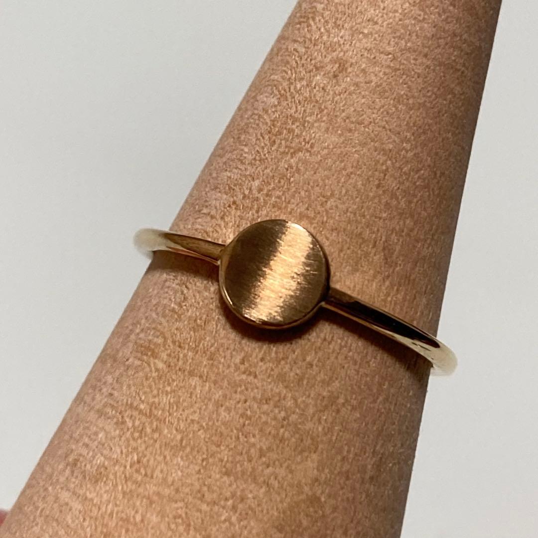 Jouete K10YG モチーフ リング 13号　シンプルリング