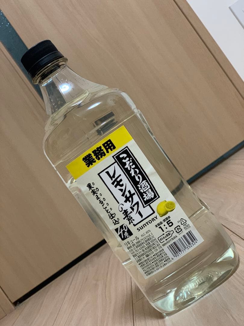 ふ*卵様 【新品未使用】サントリー こだわり酒場レモンサワー素1.8L 4本セッ