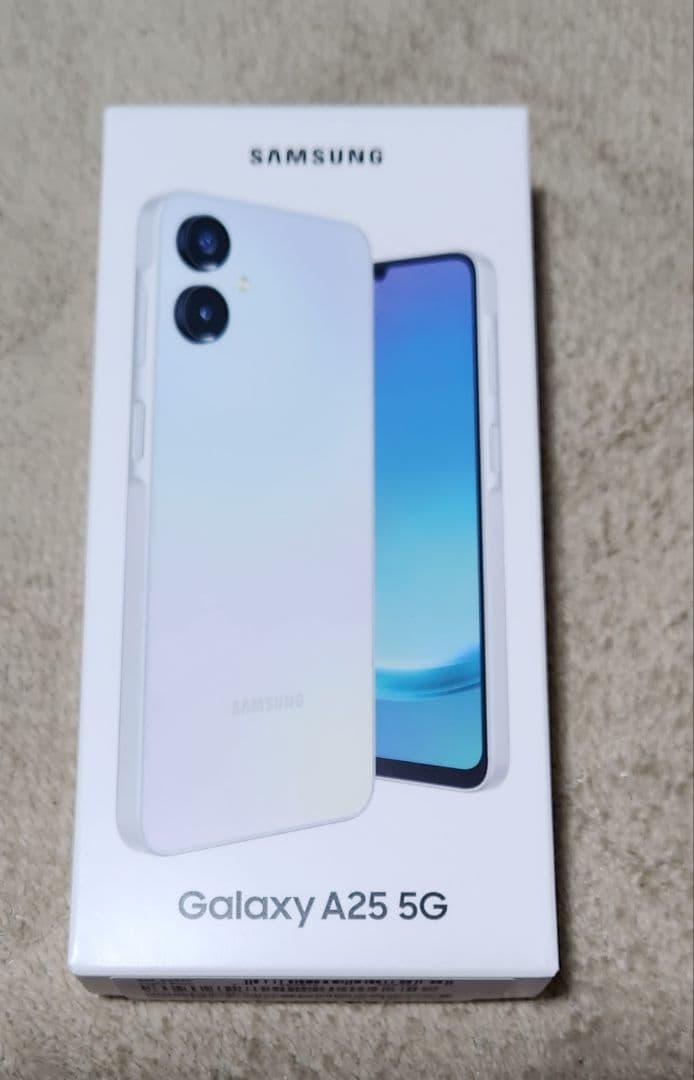 新品未使用　未開封　Samsung Galaxy A25 5G ライトブルー