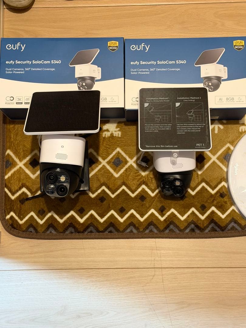 Anker屋外カメラS340×2台＆Security Base S380