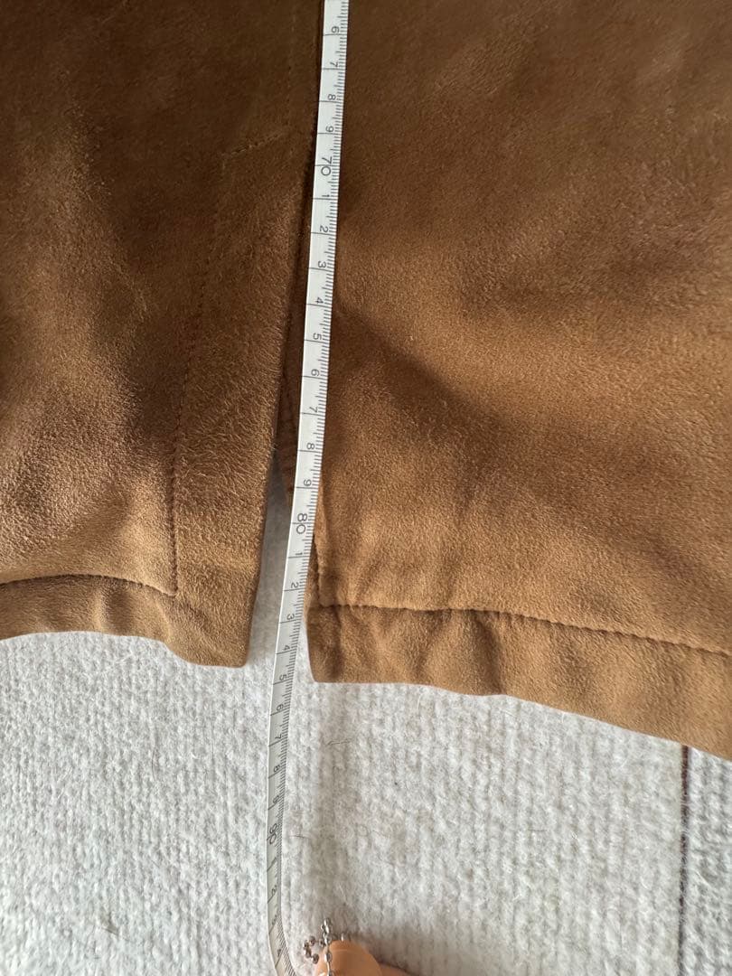 OLD ENGLAND メンズ スエードハーフコート