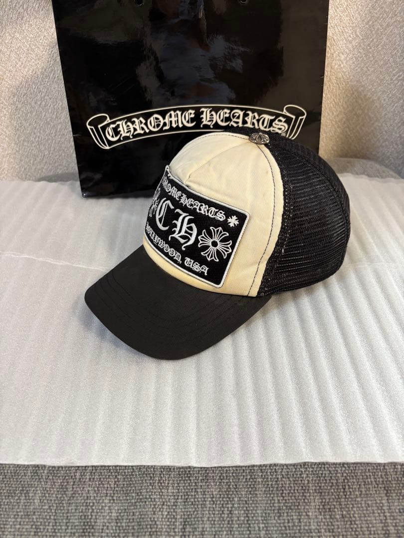 【確実正規品】クロムハーツキャップ　ジャパンタグ　ホワイト　中古品