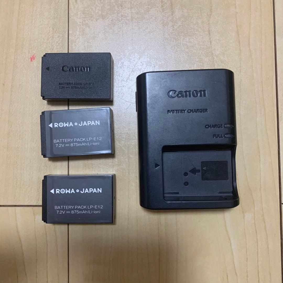 Canon EOS Kiss m ダブルズームレンズキット　付属品まとめ売り